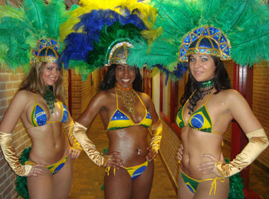 samba danseressen tropische show